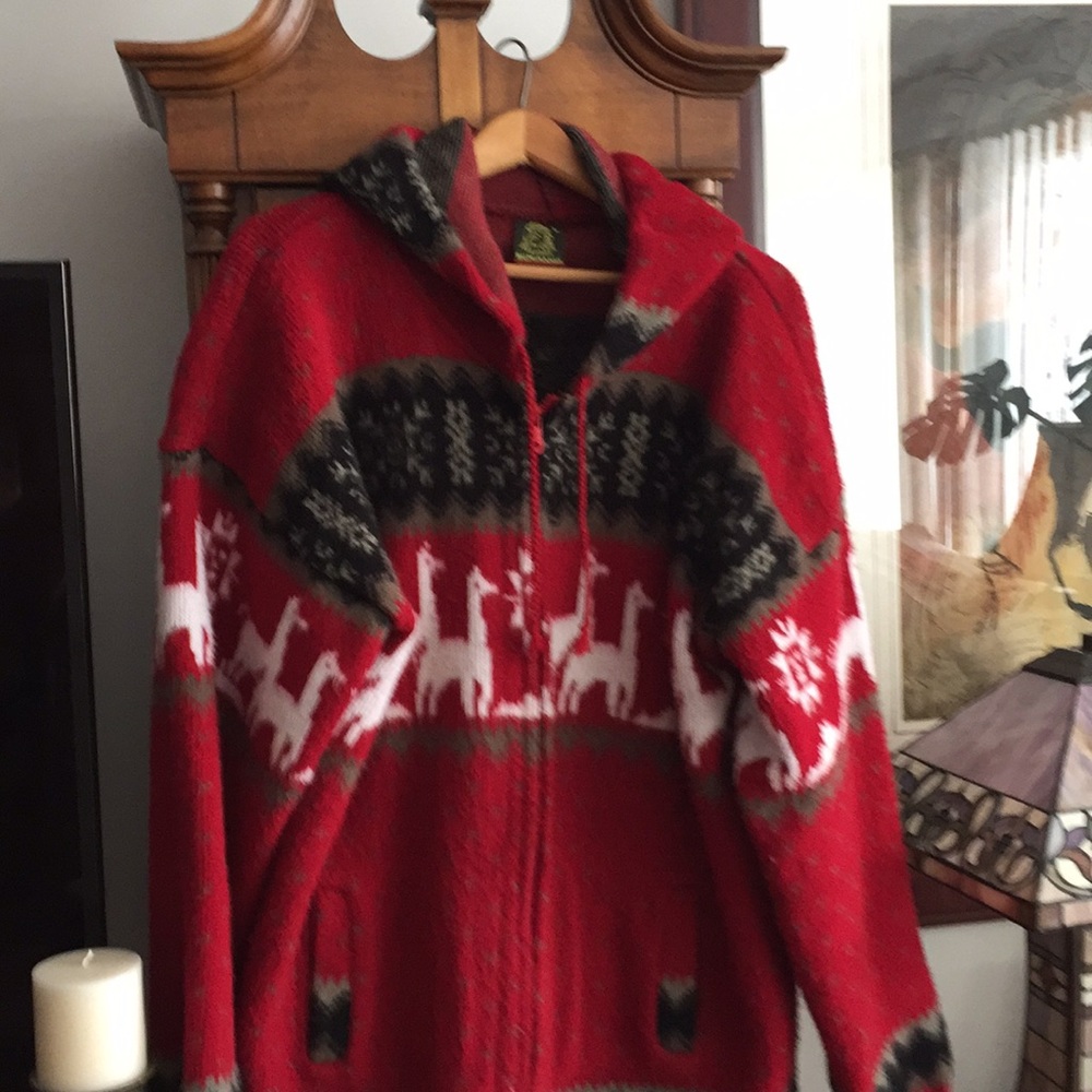 Alpaca wool Jacket - Picture 2 of 2